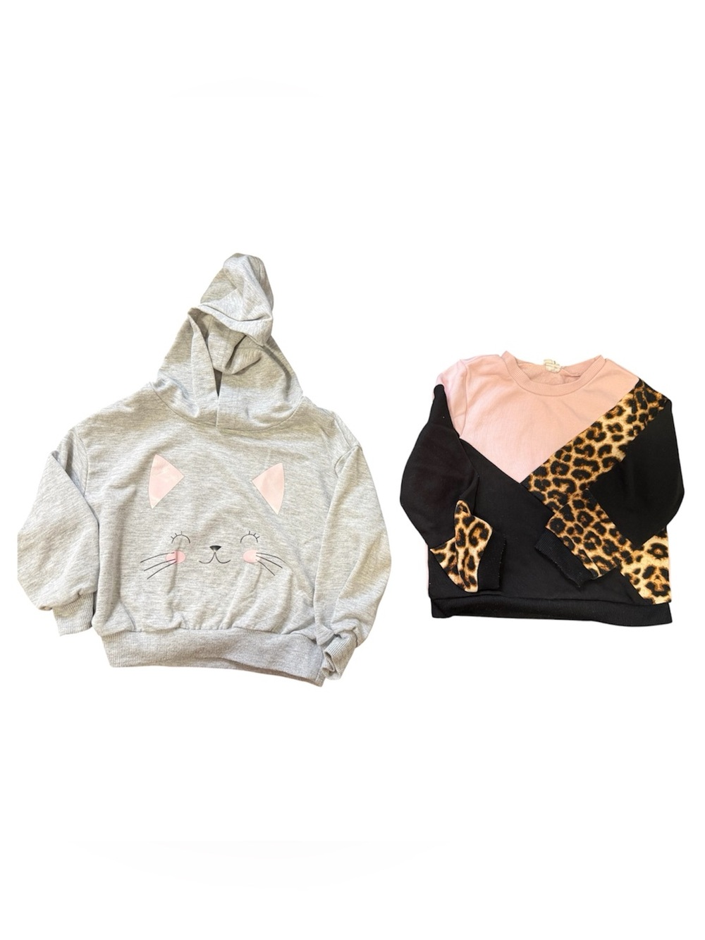 Toddler Girl Sweatshirt Hoodies Size 18-24 months 2T Lot of 2 Bundle
